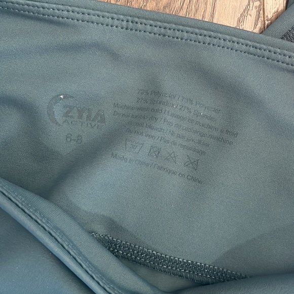 Teal Angle Block Light n Tight Hi-Rise 7/8 24" - Picture 3 of 3